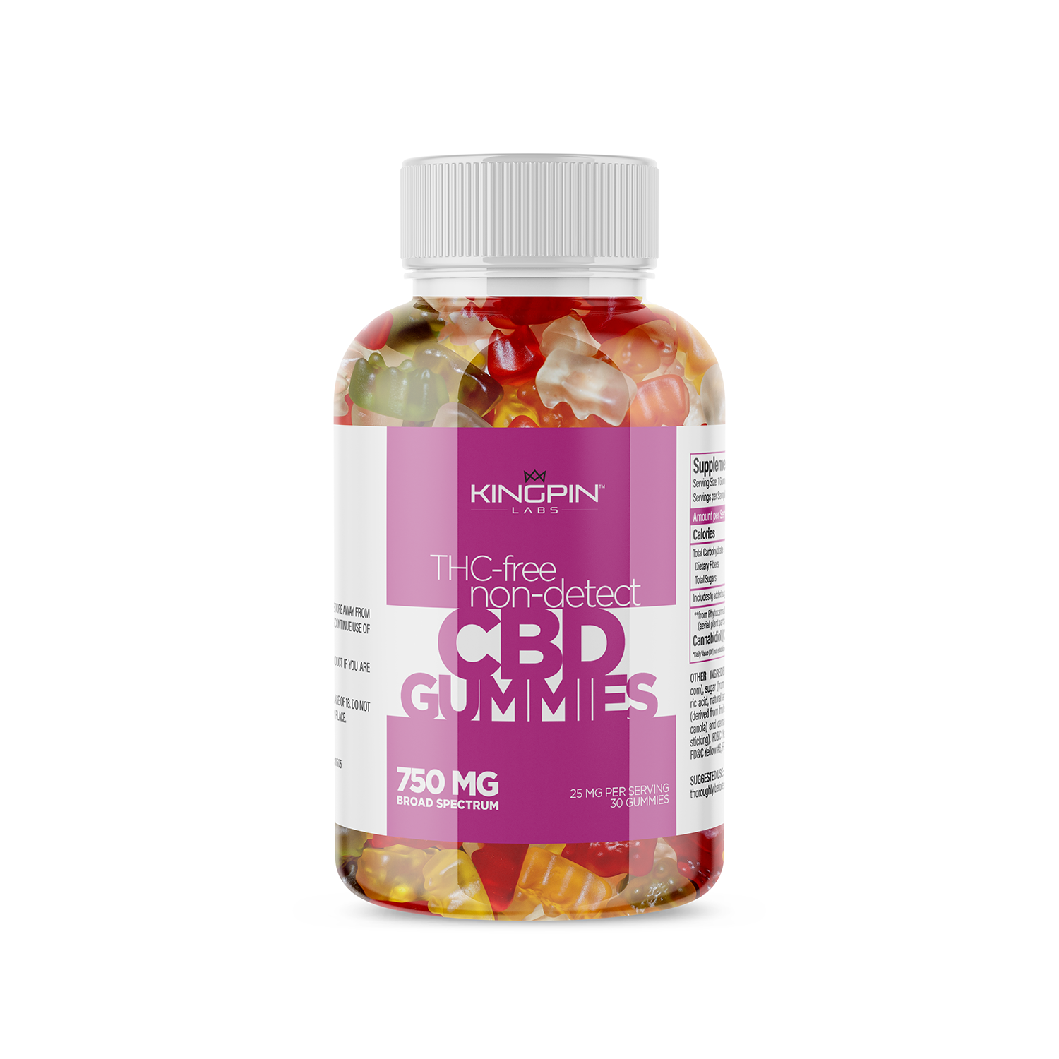 Download 750MG "No THC" CBD Gummies - King Pin Labs